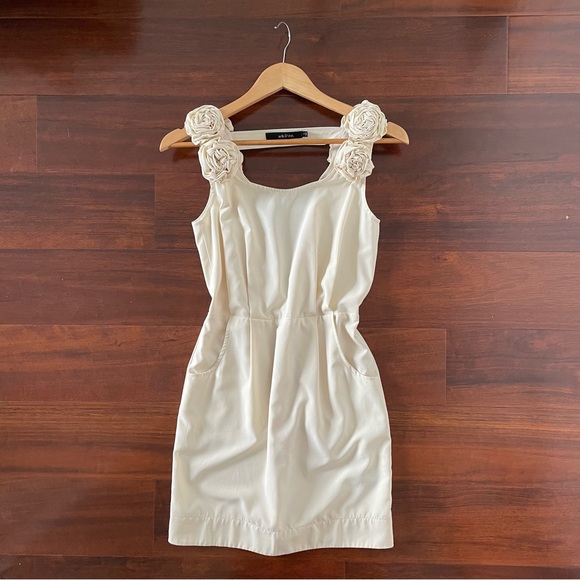 Cream Mini Dress - Picture 1 of 8